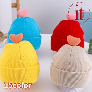 하트 유아 비니 모자 어린이집 키즈 아동 가을모자