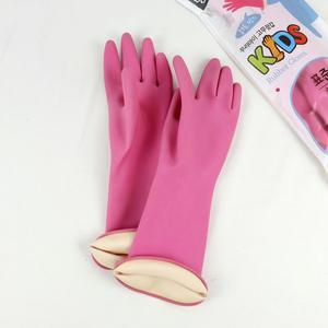 [너만아는잡화점]명진 우리아이 고무장갑 핑크 표준(M) 1매 / 키즈 유아 유치원 실습 체험