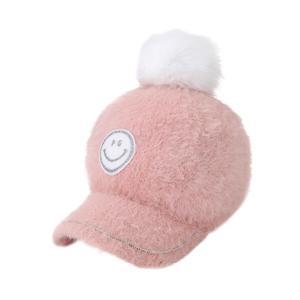 [본사공식]파리게이츠 여성 폼폼 퍼 니트 캡 521B4CP678 핑크, 1개