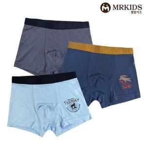 (제이지몰)엠알키즈 인견 쿨 남아 아동 드로즈 사각팬티 3매세트 KM230