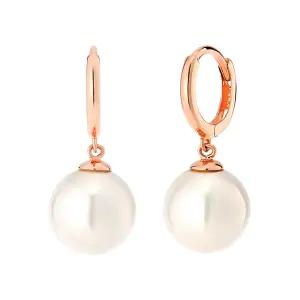 18K 진주 드롭 링 원터치 귀걸이 S 한쌍 MNE36218