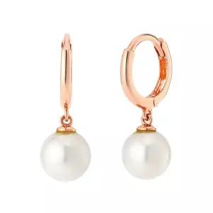 18K 진주 드롭 링 원터치 귀걸이 XS 한쌍 MNE36217