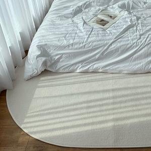 [한스갤러리]선염솔리드 타원형 러그 사계절 거실 카페트_200x300cm(타원)