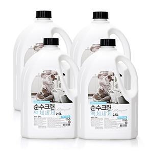 [순수크린]액체세제 2.5L×4개 실내건조