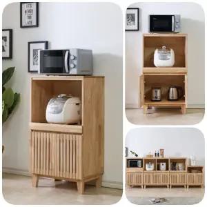 원목 전자렌지다이 렌즈대 밥솥장 밥통 선반 600