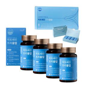 이너스픽 락토페린 트리플업 프리미엄정 모로 오렌지 수국잎 열수 추출물 500mg 3박스 + 1박스 무료
