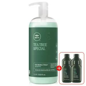폴미첼 티트리 스페셜 쿨 대용량 샴푸 1000ml + 75ml 4개 쿨링