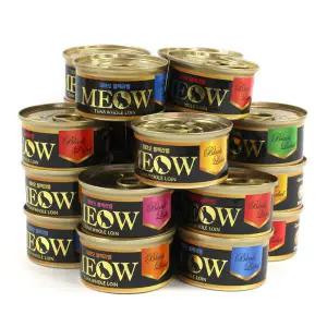 미아오 블랙라벨 85g 24개입 고양이캔