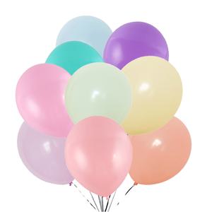 [신세계몰]TUCO.B 투코비 30cm 마카롱 라운드 풍선 혼합 100개입 + 손펌프 + 동전테이프305