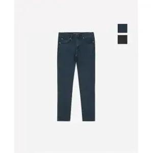 [뱅뱅]공용 기본워싱 스키니핏 데님팬츠 (NQF756)