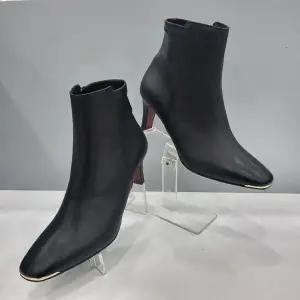 [탠디]122522 여자 정장 앵클부츠 7CM 여성 소가죽 펌프스 스판부츠_SC