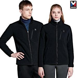 [엠리밋] 남자 여자 커플 플리스 후리스 집업 자켓 점퍼 블랙