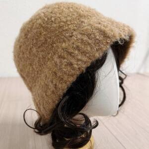 [애슬릿] 여성 뽀글이 부클 겨울 방한 니트 벙거지 모자