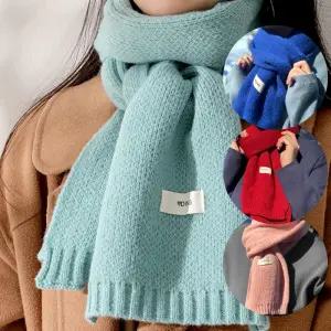 여성 쁘띠 목도리 여자 겨울 니트머플러 11컬러