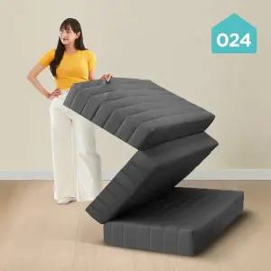 [024홈]국민토퍼 3단 접이식 토퍼 매트리스 단단한 8cm 멀티싱글