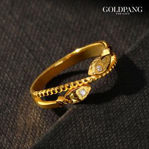 [골드팡] 24k 순금 스위밍피쉬 반지