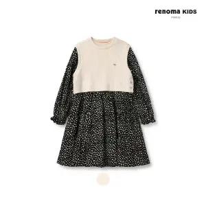 [보리보리/레노마 키즈]VEST레이어드 들꽃프린트 원피스(R2341O601_47)
