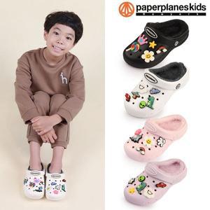 [페이퍼플레인키즈]아동 털 슬리퍼 파츠 유아 방한 신발 키즈 겨울 털신[32314495]