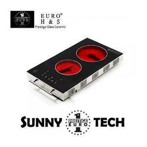 써니테크 유로 2구 이동형 하이라이트 ERP-200TC 전기레인지 프리스탠딩 원룸 오피스텔 가정용 캠핑