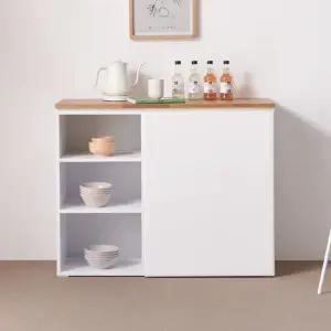 F4841 소형 접이식 식탁 수납장 1000 2colors  착불