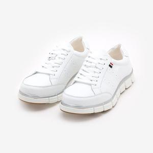 [파파브로]남자 천연가죽 캐주얼 운동화 WW-SE-HM126-화이트