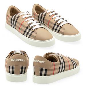 [BURBERRY] 24SS ALBRIDGE 체크 로우탑 스니커즈 8017249