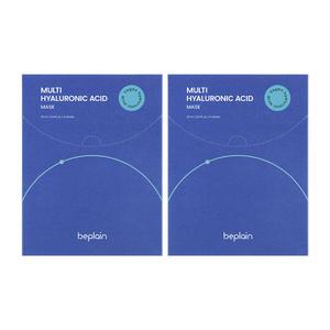 [유통기한 임박] 비플레인 멀티 히알루론산 마스크, 5매, 2개