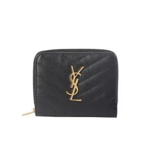 [생로랑] 마틀라쎄 모노그램 반지갑 668288 BOW01 1000