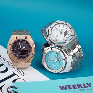 [지샥](4컬러) 지샥 GMA-S2100 미니 지얄오크 커스텀 일체형 케이스 스트랩