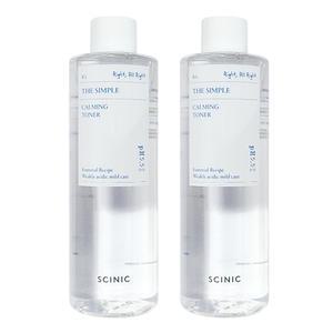 싸이닉 더 심플 카밍 토너 진정토너 대용량 500ml 2개