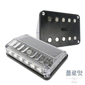 마그네틱 태양광 점멸등 차량 자석부착 경고조명 램프