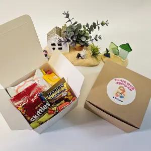 비비콩 사랑세트 학교 학원 교회 행사 단체 간식 꾸러미 박스 어린이집 유치원 생일 답례품 미니 과자 선물 세트 구디백