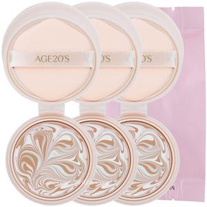 AGE20S 에이지투웨니스 에센스 팩트 아우라 21호 리필 3개