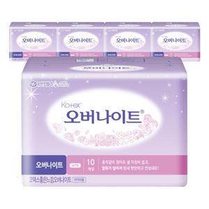 좋은느낌 코텍스 생리대 오버나이트10개입 X5