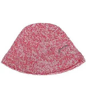 가니 여성 로고 버킷햇 레드 A5811 135
