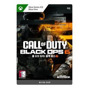[마이크로소프트]Xbox 콜 오브 듀티 : 블랙 옵스 6 - Xbox One 및 Xbox Series XS Digital Code