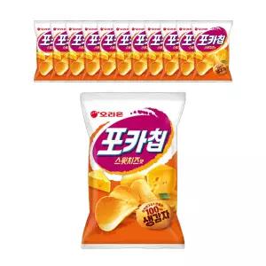 오리온 포카칩 스윗치즈, 60g, 12개