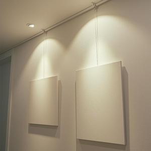 1+1 일상곳곳 와이어 액자걸이 2개입 천장 벽면 픽쳐레일 갤러리 전시 무타공