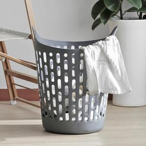 [써니 생활] 대형 빨래 트롤리 세탁물 바구니 통 햄퍼