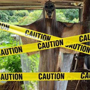 할로윈데이 소품 접근금지테이프(100M) 파티 폴리스라인 이벤트 파티용품