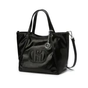 [NS홈쇼핑][헤지스ACC] HIBA4F529 [H20크링클]시그니처 H 패치 블랙 토트겸 숄더백M..