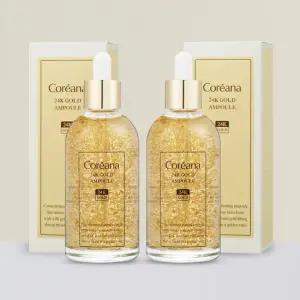 [코리아나] 24케이 골드 앰플 100ml 1 + 1
