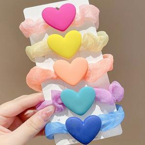 러블리 데일리 펄 곱창 헤어끈 1p 여아 선물 헤어스타일링