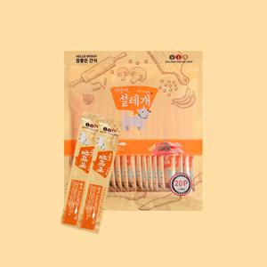 헬로도기 강아지죽 강아지츄르 설레게 설레개 연어 20p