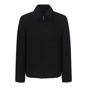 [롯데백화점]Fahrenheit 24FW 파렌하이트 블랙 울혼방 절개라인 블루종 점퍼 (FJMAX6304)