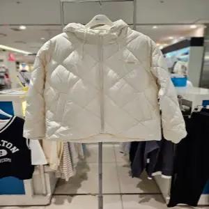 [에꼴리에] 23D0156 CR다이아퀼팅후드웰론점퍼