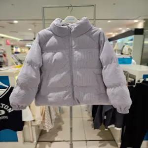 [에꼴리에] 23D0155 VI코듀로이 하이넥 웰론 점퍼