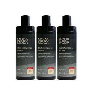 모다모다 제로 그레이 블랙 샴푸 10 100g (3개)