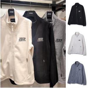 JEEP 지프 로고 플리스 집업 자켓 남녀공용 3칼라