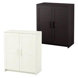 [마켓비]이케아 BRIMNES 브림네스 도어수납장 78x95cm/거실장/장식장/선반/거실가구